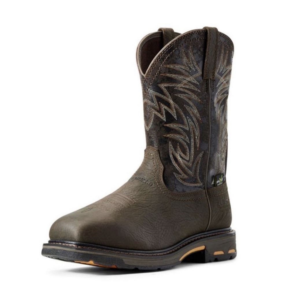 Ariat Men's WorkHog XT Composite Toe Work Boot Brown Size 11EE USA Waterproof